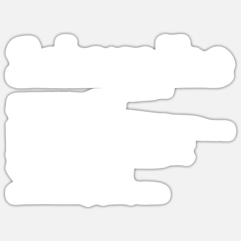 Schwabe Synonym - Sticker Größe S (10 x 10 cm) - Mattweiß