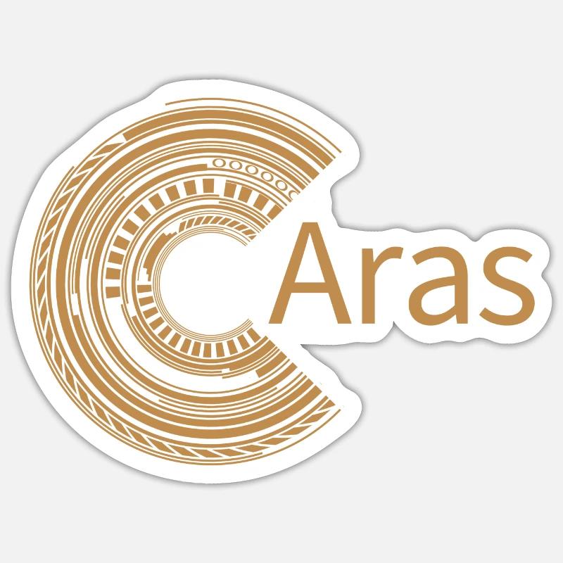 Pour les aras - Sticker taille S (10 x 10 cm) - blanc mat