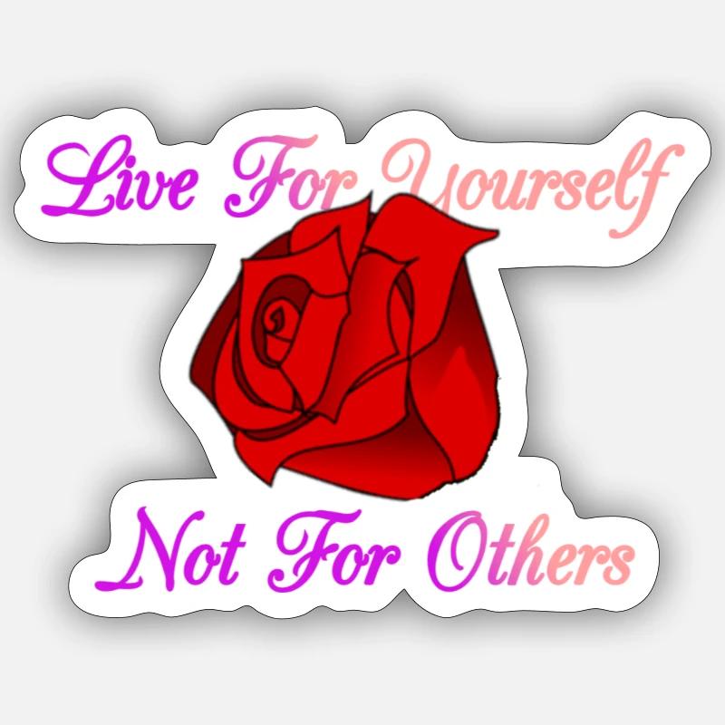 Motivation - Sticker size S (10 x 10 cm) - white matte