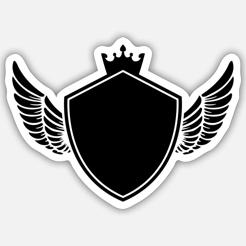 wappen Sticker Größe S (10 x 10 cm)