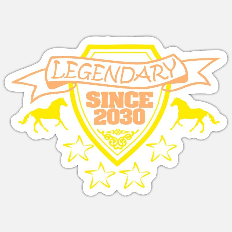 since 2030 Sticker size S (10 x 10 cm)