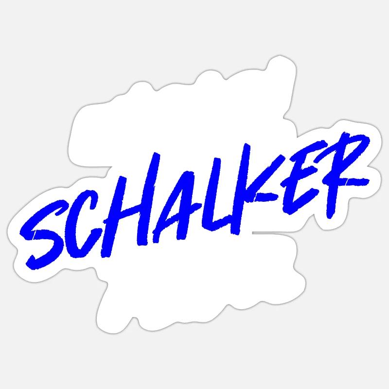 Ich bin ein Schalker Mädel Sticker Größe S (10 x 10 cm)