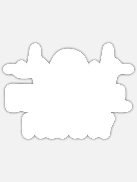 Baseball Spieler Baseball Sprüche Geschenk - Sticker Größe S (10 x 10 cm) - Mattweiß