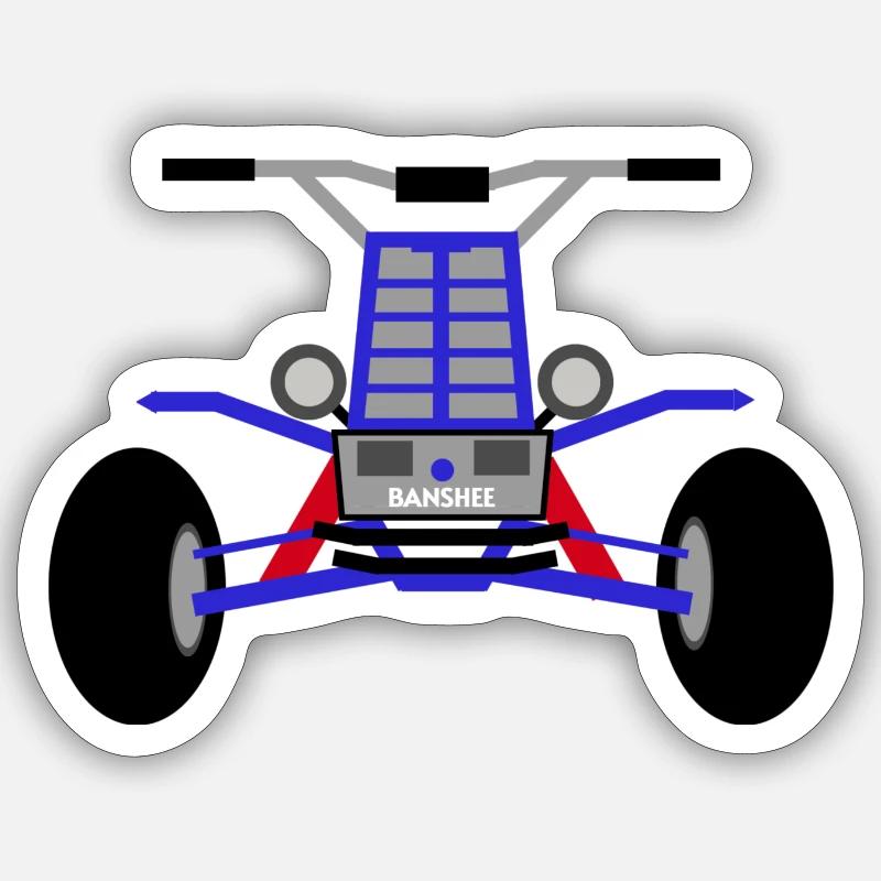 Banshee Sticker taille S (10 x 10 cm)