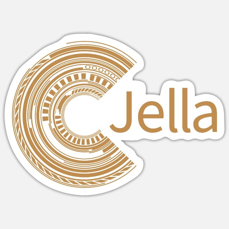 Pour Jella - Sticker taille S (10 x 10 cm) - blanc mat