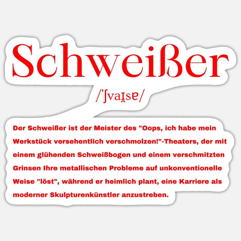 Sticker Größe S (10 x 10 cm) - 