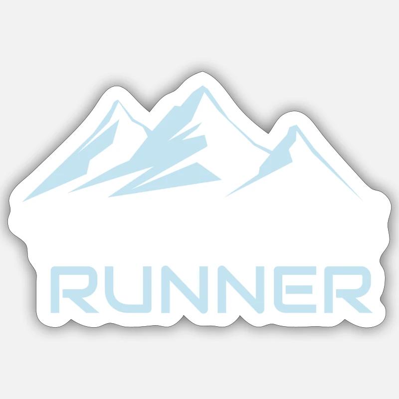 Ultra Trail runner Sticker Größe S (10 x 10 cm)