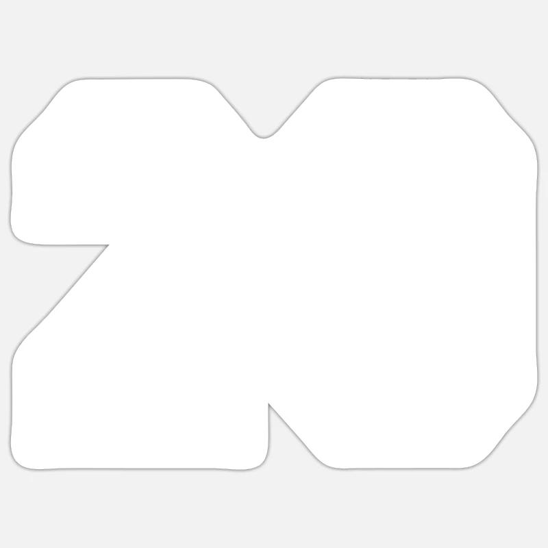 29 - Sticker size S (10 x 10 cm) - white matte