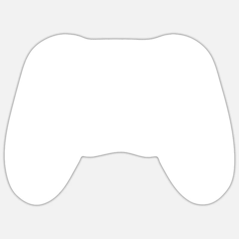 Controller Gaming Videospiele Gamepad Sticker Größe S (10 x 10 cm)