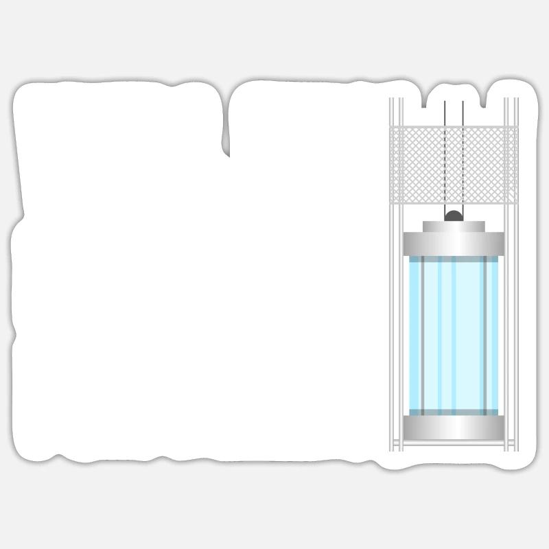 Will fix elevators for beer Sticker Größe S (10 x 10 cm)