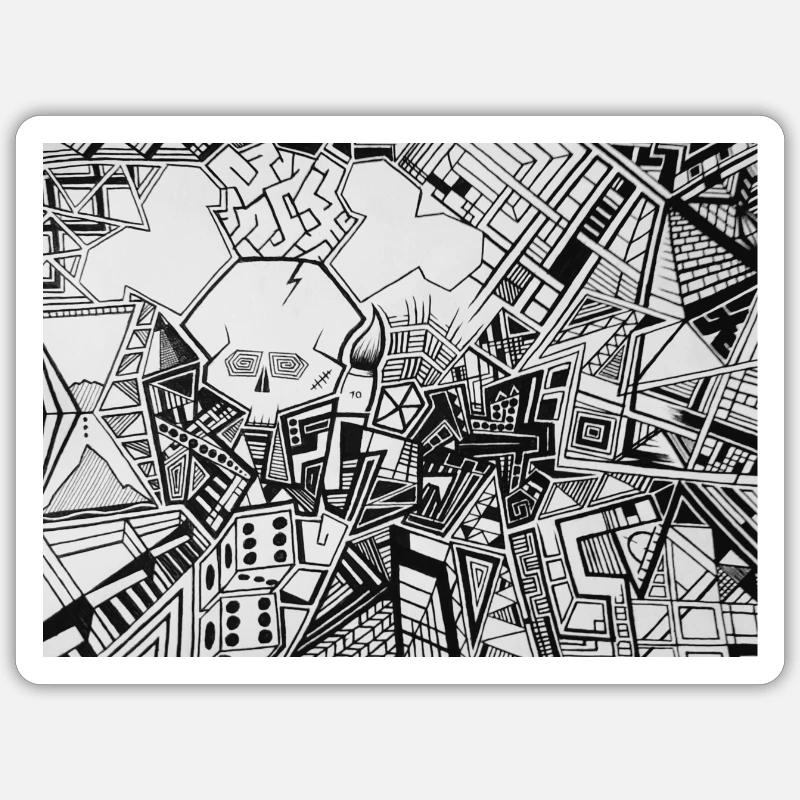 Sticker Größe S (10 x 10 cm) - 