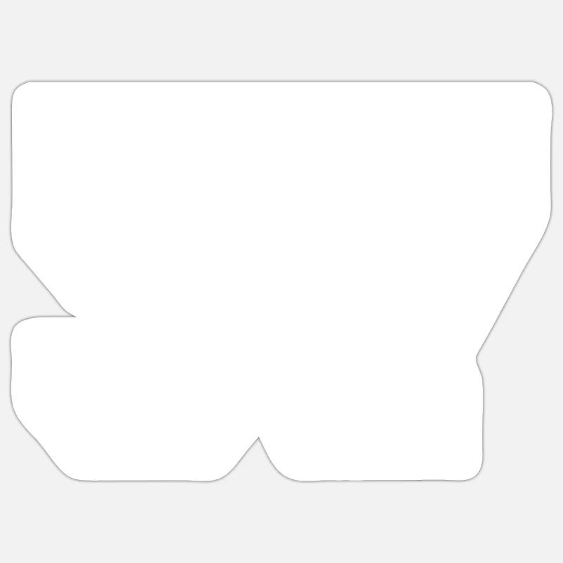 57 - Sticker Größe S (10 x 10 cm) - Mattweiß