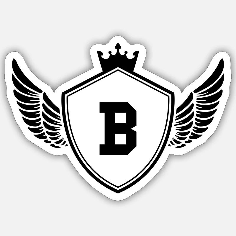 wappen B Sticker Größe S (10 x 10 cm)