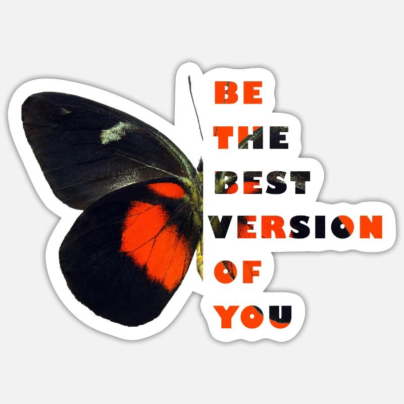 Papillon Animal Papillon Insecte Sticker taille S (10 x 10 cm)