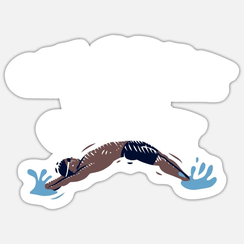 Le chlore est mon eau de Cologne 4 Sticker taille S (10 x 10 cm)