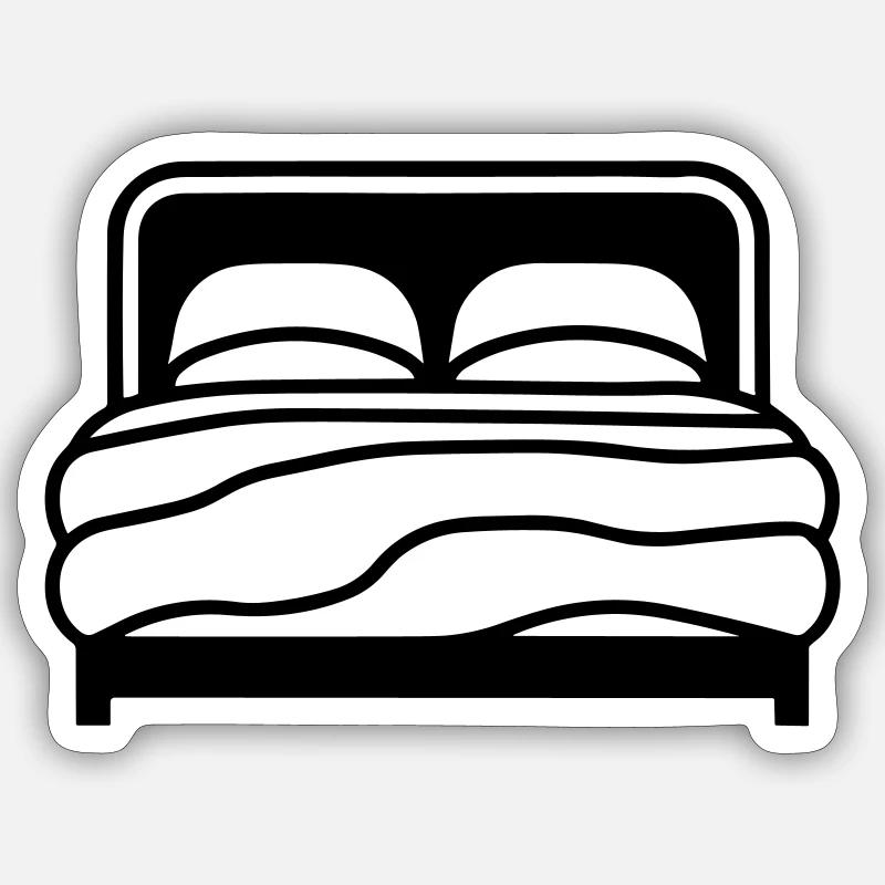 Lit Sticker taille S (10 x 10 cm)