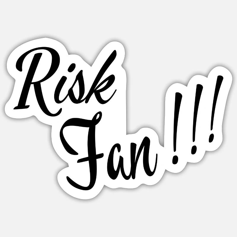 Ventilateur de risque Sticker taille S (10 x 10 cm)