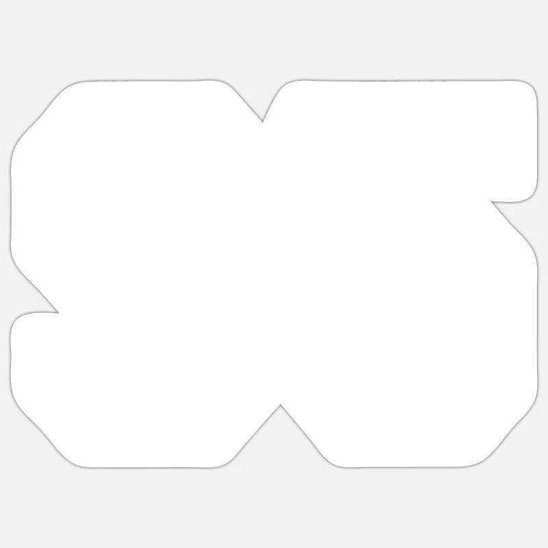 95 - Sticker size S (10 x 10 cm) - white matte