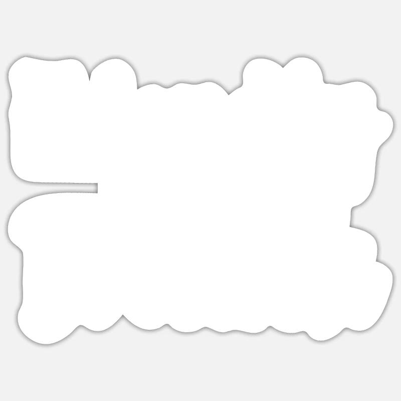 Friendly When Drunk Sticker Größe S (10 x 10 cm)