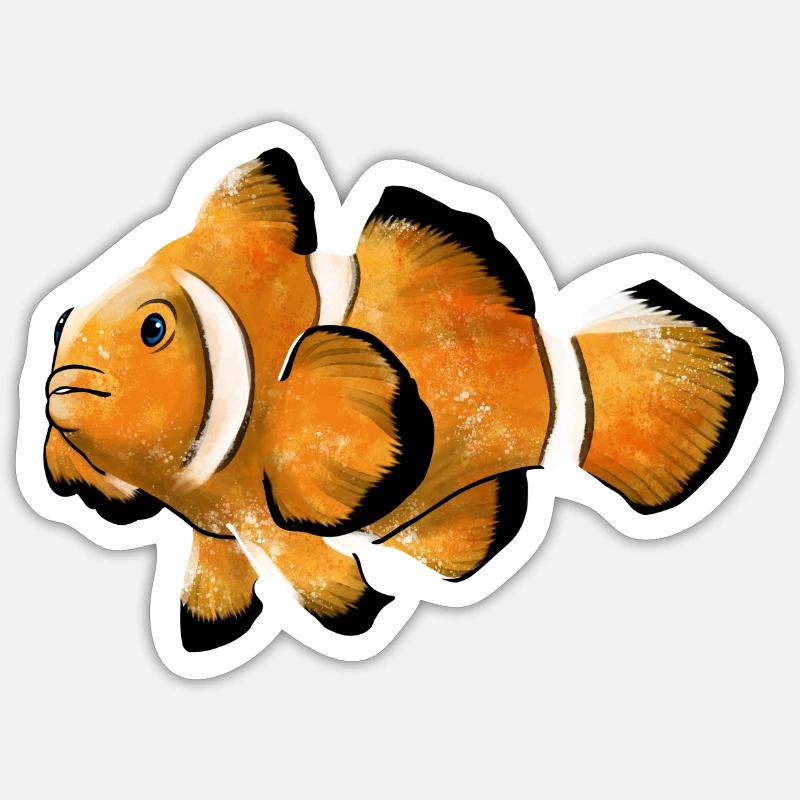 Clownfish Sticker size S (10 x 10 cm)