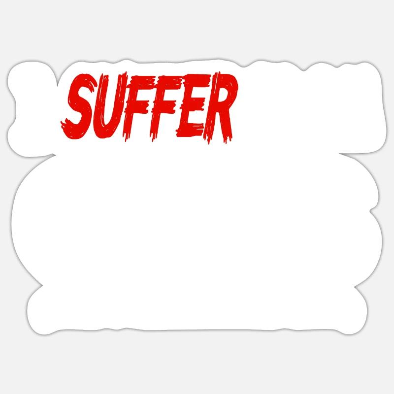 I suffer from CRS - Can't remember shit Sticker size S (10 x 10 cm)