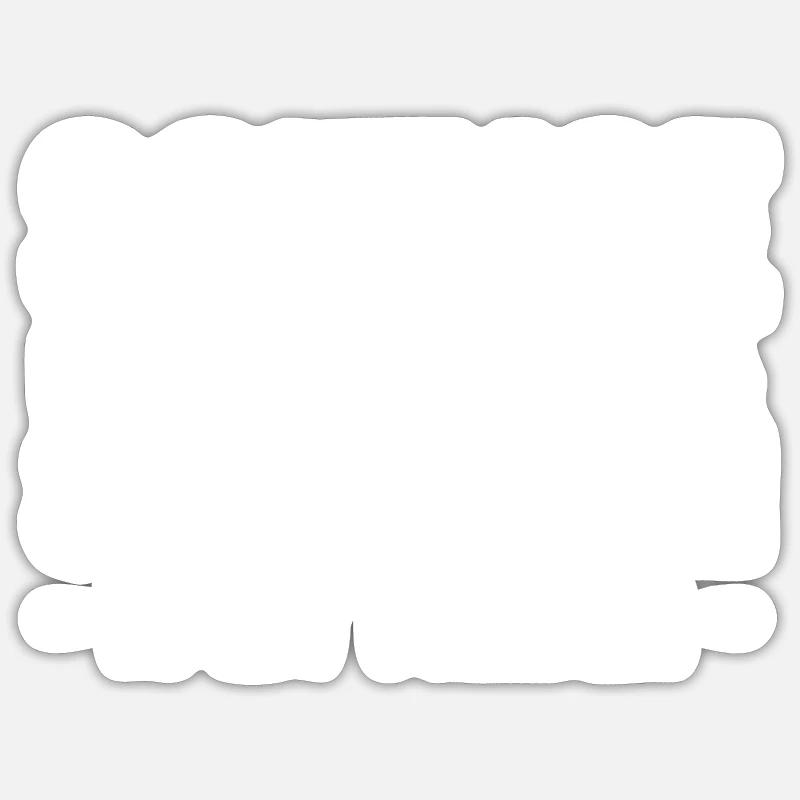 Atheismus - Sticker Größe S (10 x 10 cm) - Mattweiß