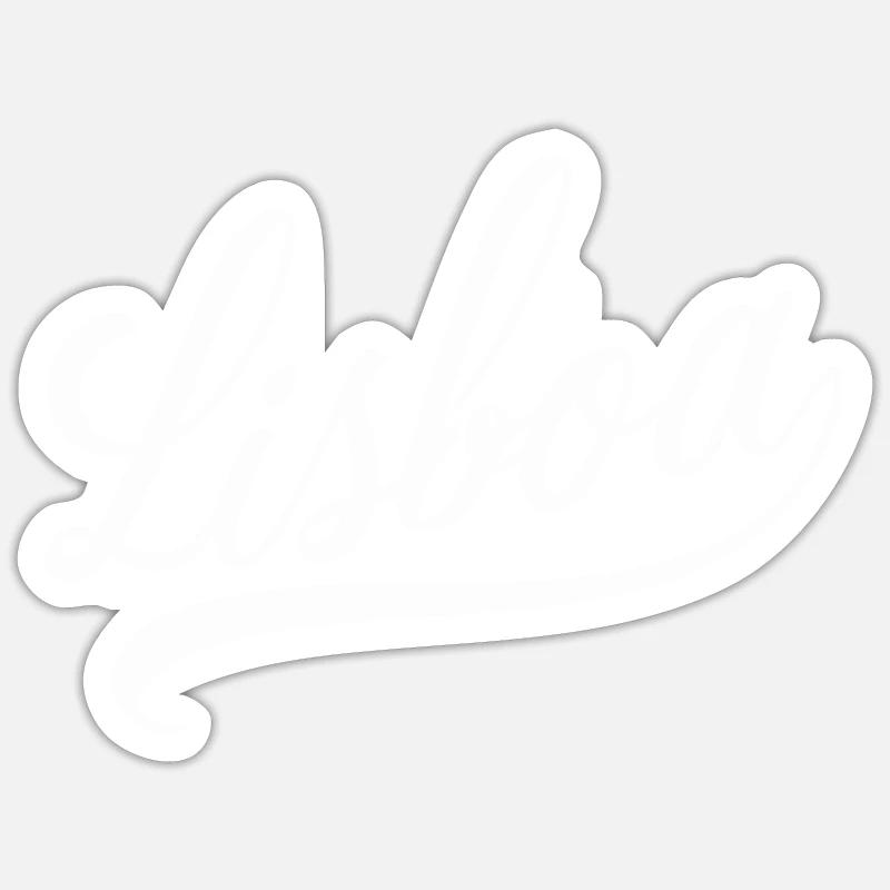 Lisboa - Lisbonne Sticker taille S (10 x 10 cm)