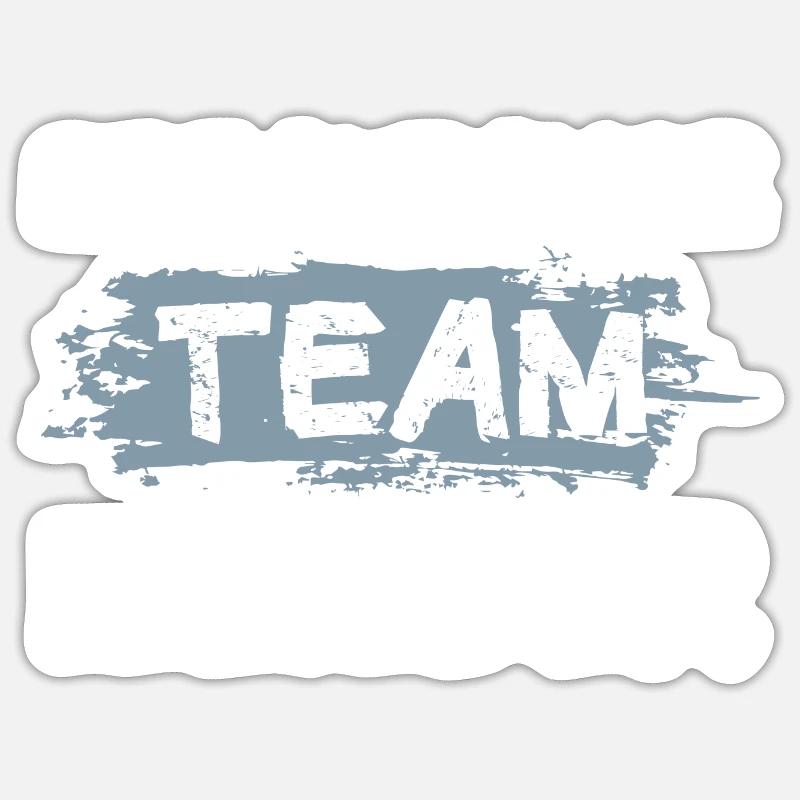 Breakdance Team - Sticker Größe S (10 x 10 cm) - Mattweiß