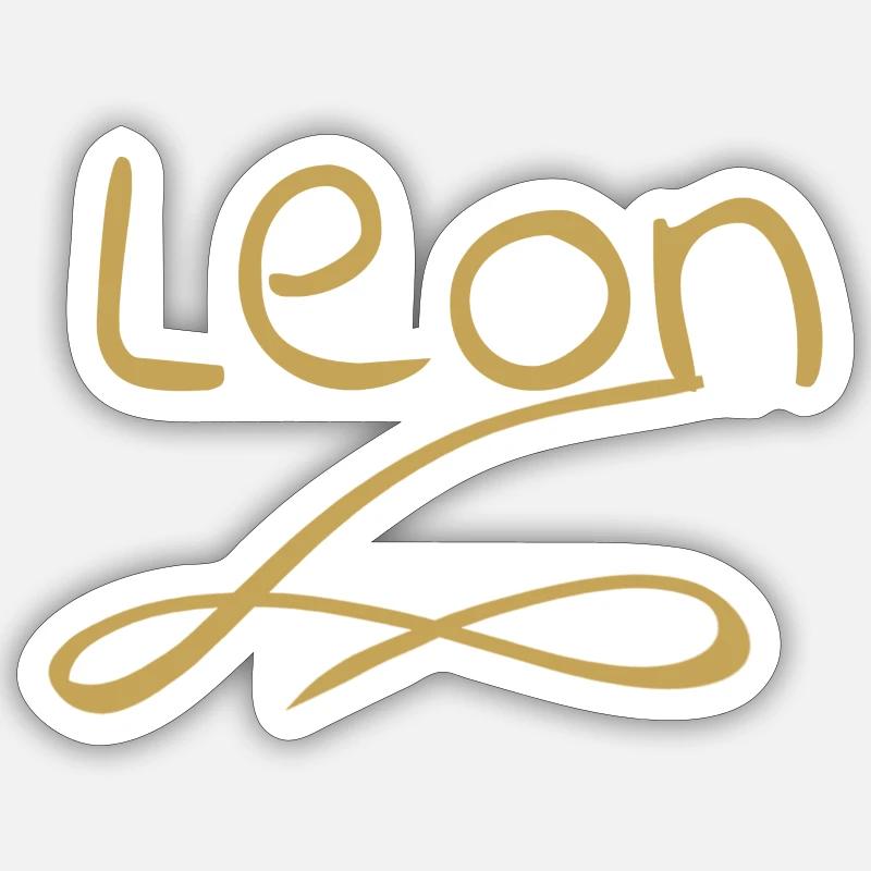 Leon as Leon Sticker size S (10 x 10 cm)