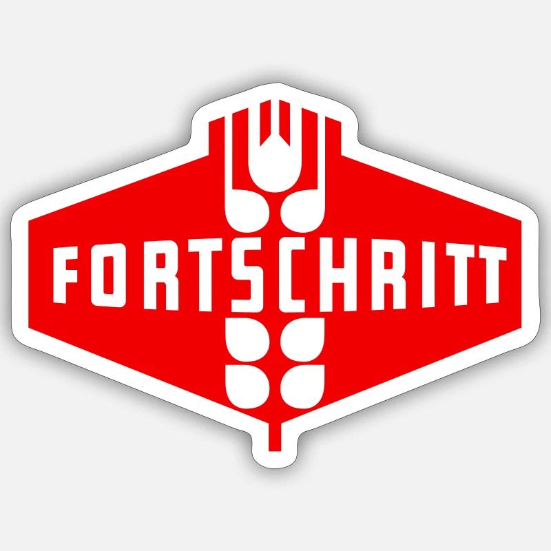 Progrès GDR (monochrome) Sticker taille S (10 x 10 cm)