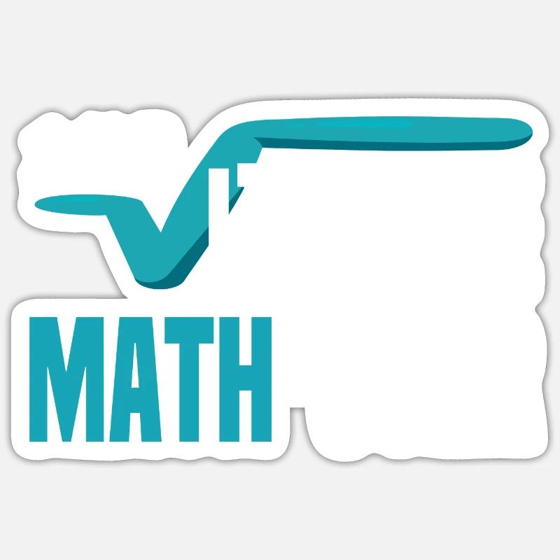 I'm the mathematician mathematician - Sticker size S (10 x 10 cm) - white matte