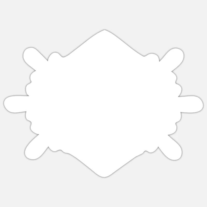 Lélia comme prénom - Sticker taille S (10 x 10 cm) - blanc mat