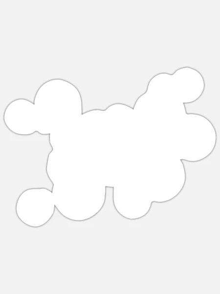 Vorname Jaron - Sticker Größe S (10 x 10 cm) - Mattweiß