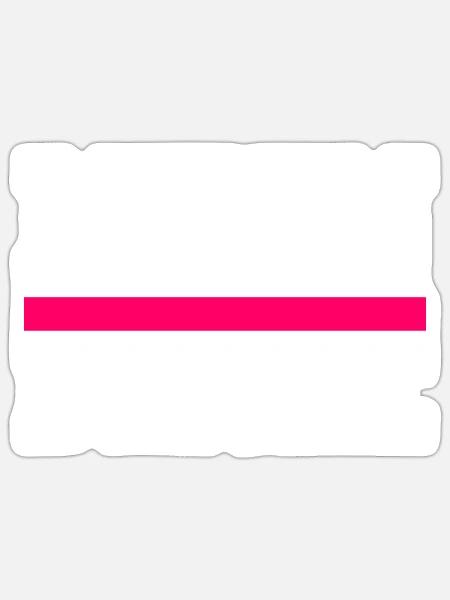 Nein danke - Sticker Größe S (10 x 10 cm) - Mattweiß