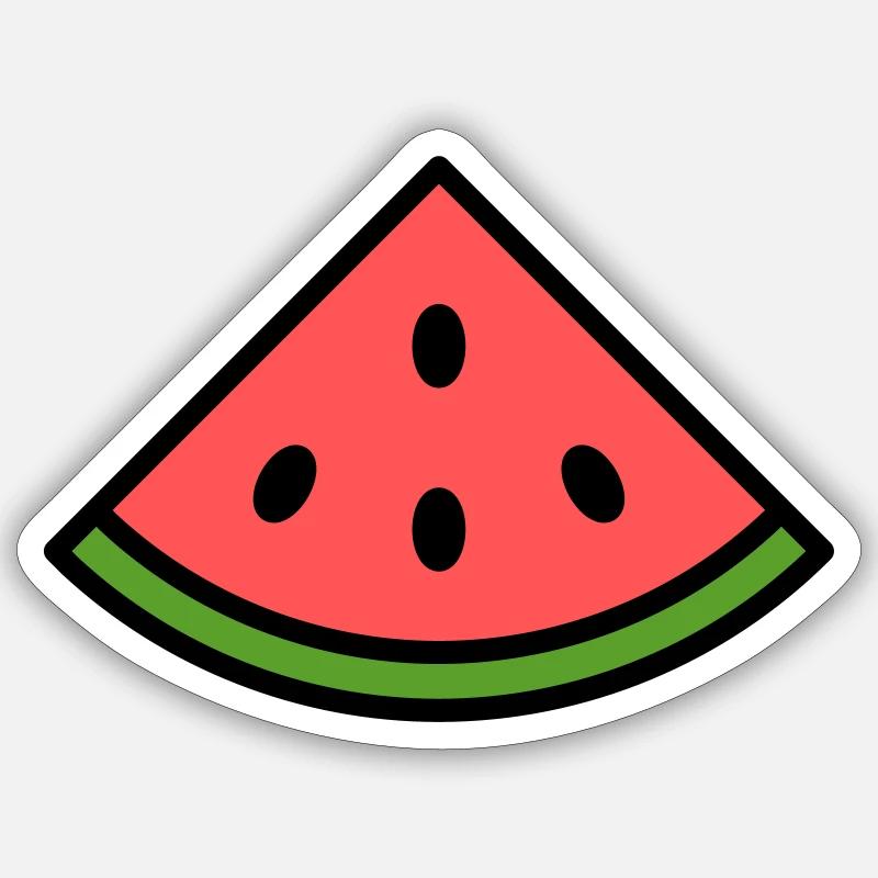 Wassermelone Sticker Größe S (10 x 10 cm)