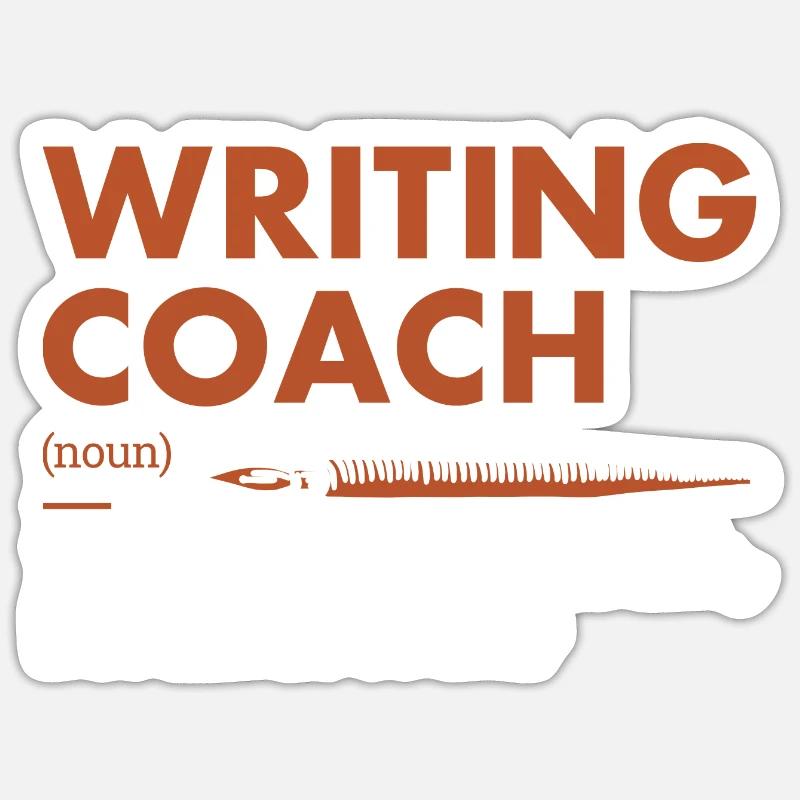 Rédaction de définitions de Writer Coach Sticker taille S (10 x 10 cm)