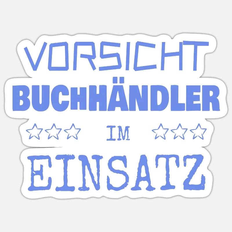 Libraire - Sticker taille S (10 x 10 cm) - blanc mat