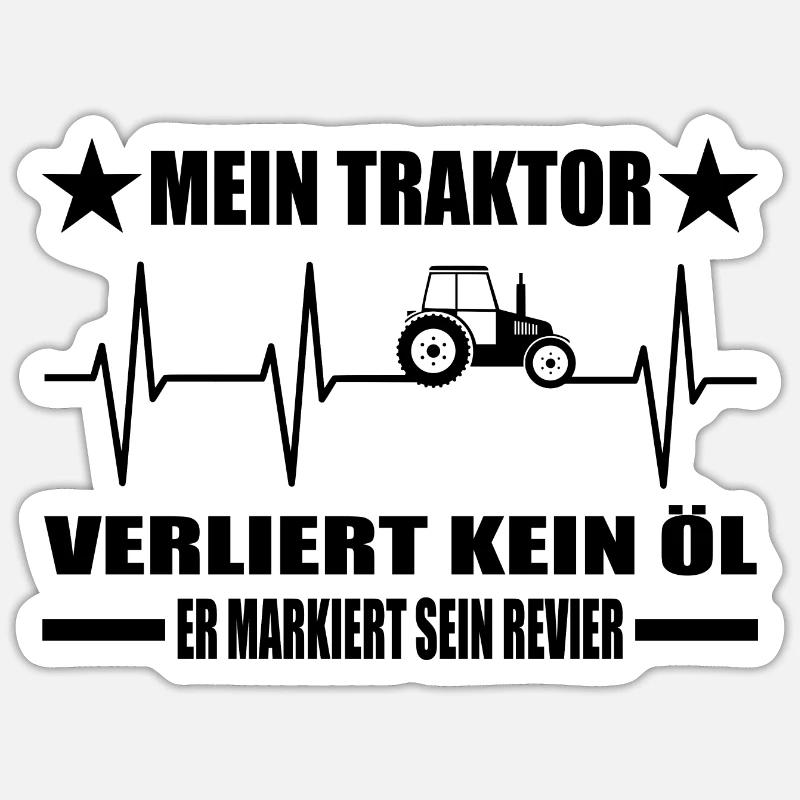 Traktor Sticker Größe S (10 x 10 cm)