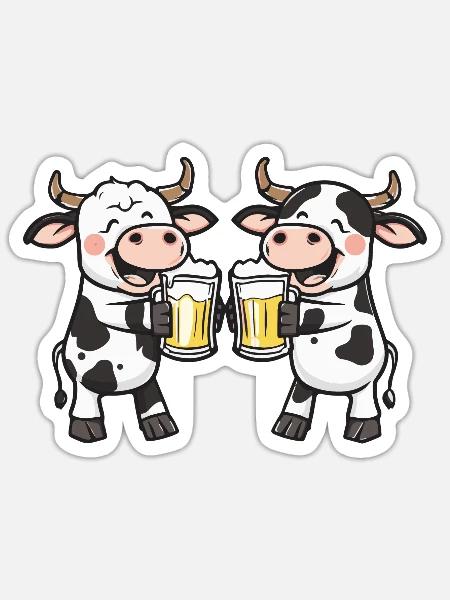 - Sticker size S (10 x 10 cm) - white matte