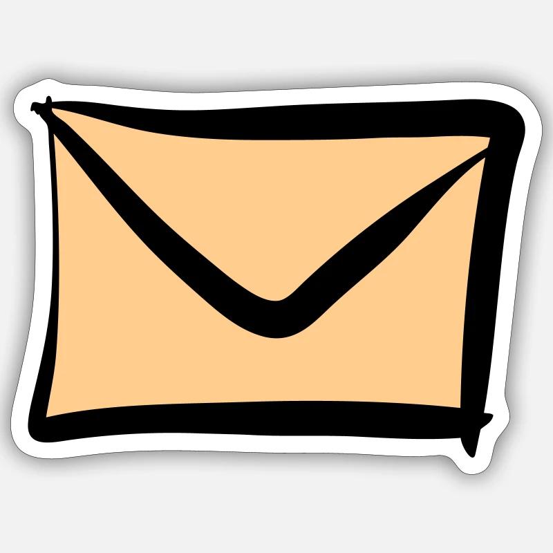 Letter / Envelope icon. Post / E-Mail. Sticker size S (10 x 10 cm)