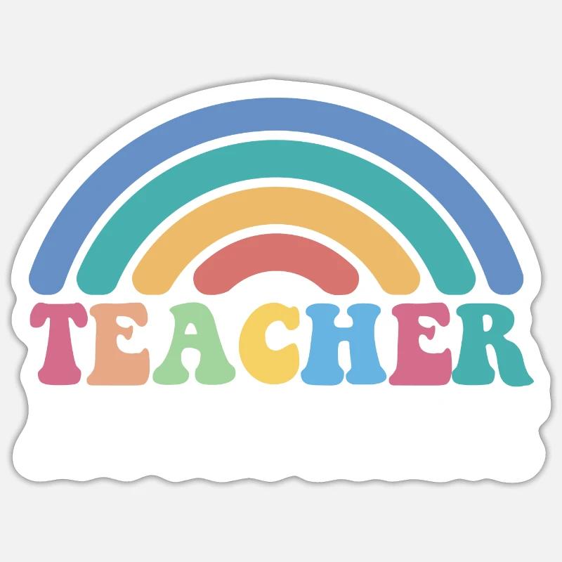 Enseignant(e) suppléant(e) Assistant(e) d’enseignement - Sticker taille S (10 x 10 cm) - blanc mat