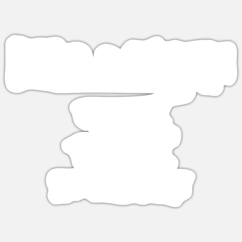 Retter Hermann - Sticker Größe S (10 x 10 cm) - Mattweiß