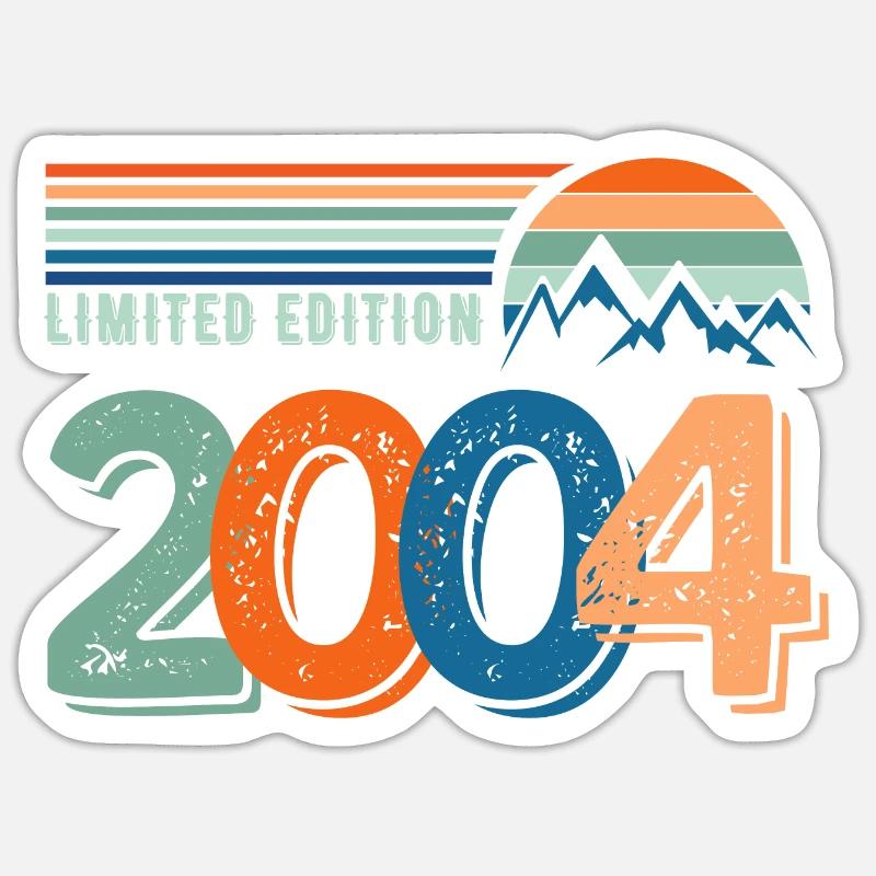 Limited edition 2004 - Sticker taille S (10 x 10 cm) - blanc mat
