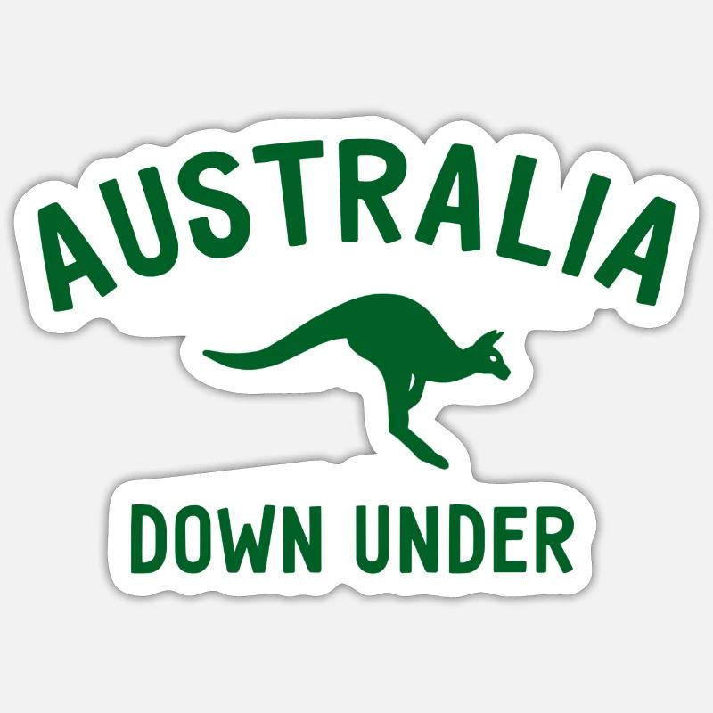 Australia - Down Under - Australia - Kangaroo Sticker size S (10 x 10 cm)