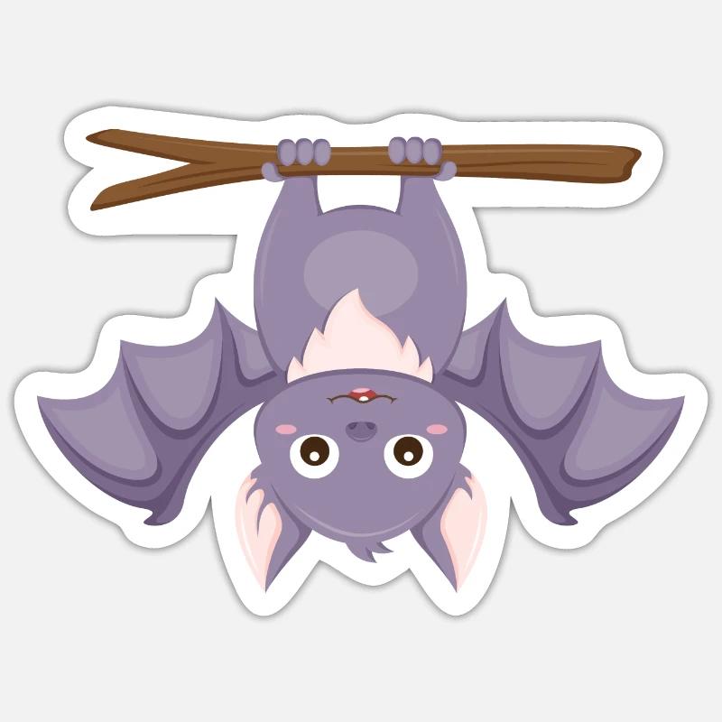 Fledermaus Sticker Größe S (10 x 10 cm)