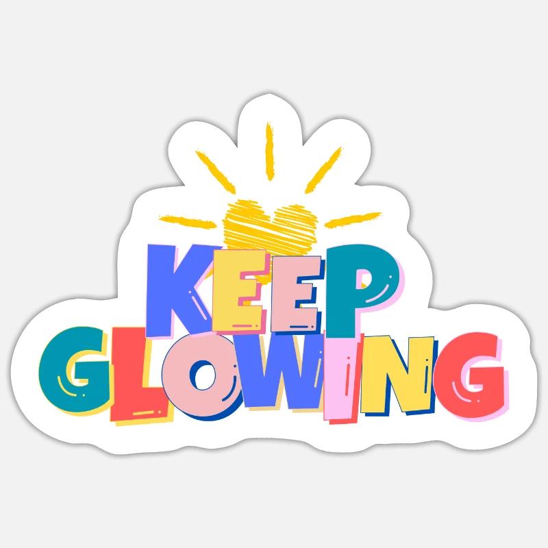Continuez à briller Sticker taille S (10 x 10 cm)