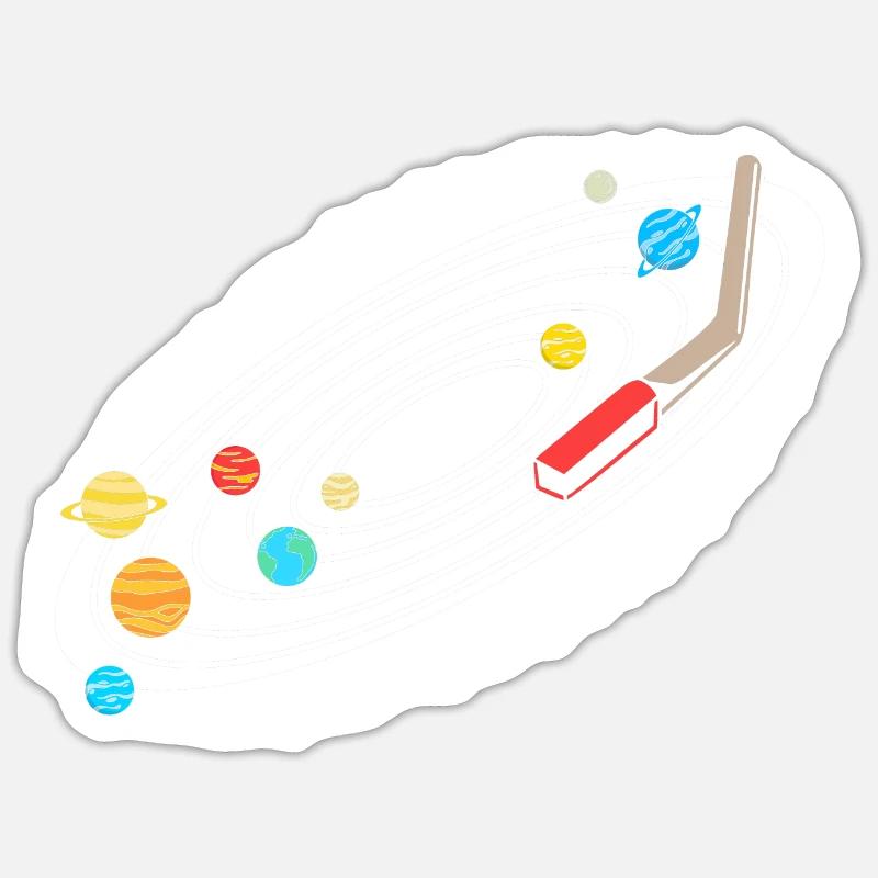 Universe Solar System - Sticker size S (10 x 10 cm) - white matte