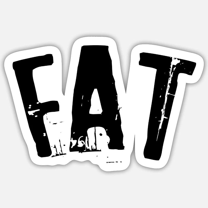 Graisse Sticker taille S (10 x 10 cm)