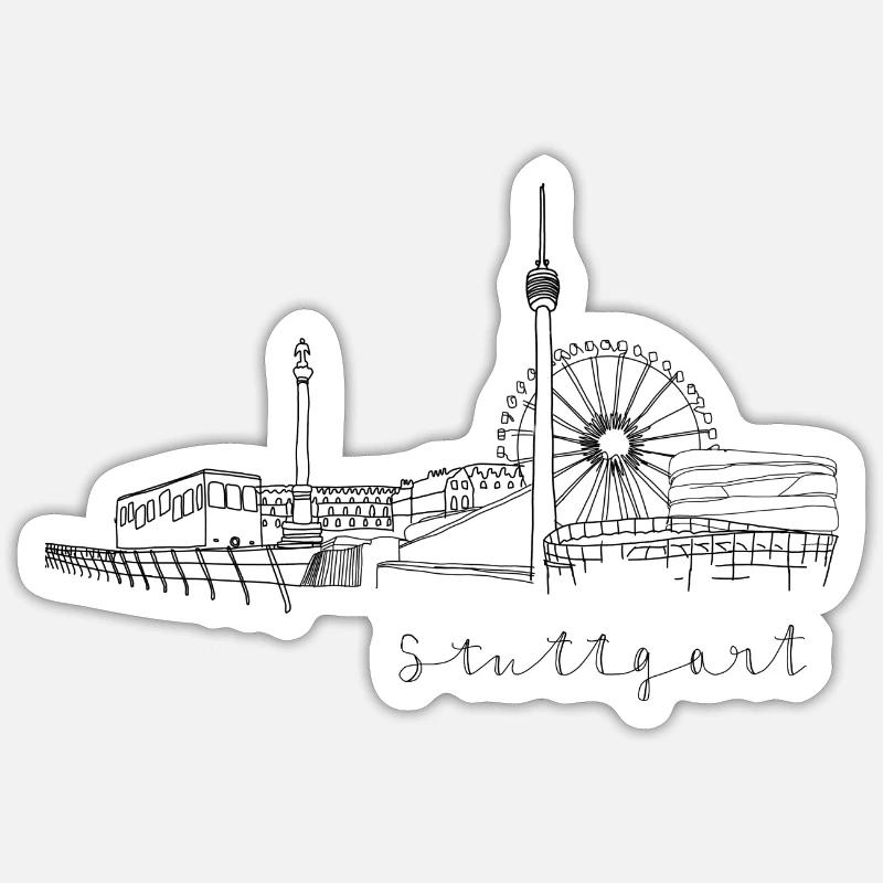 Sticker Größe S (10 x 10 cm) - 