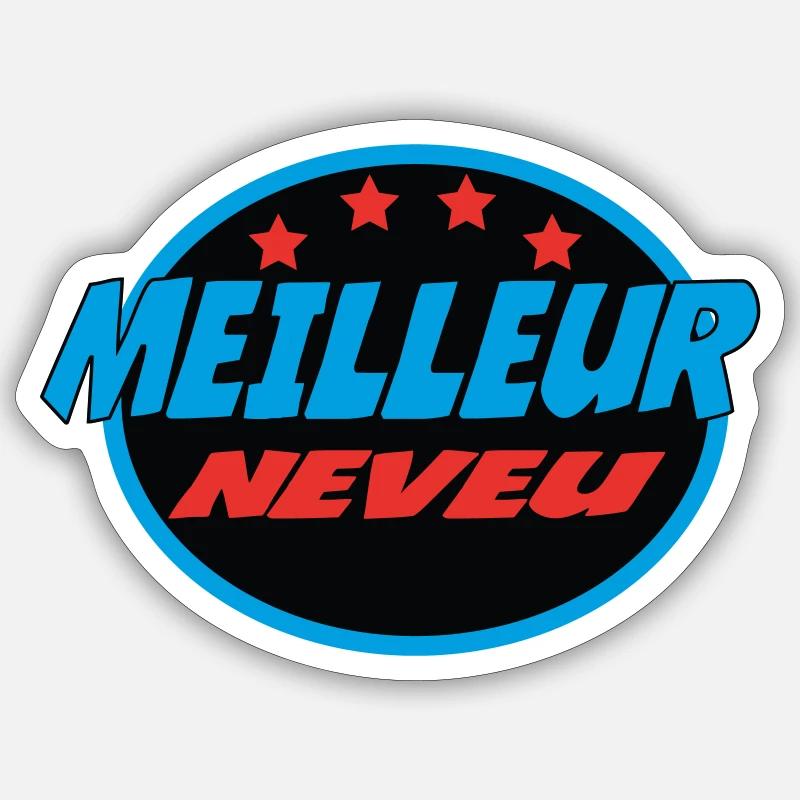 BESTER NEFFE Sticker Größe S (10 x 10 cm)